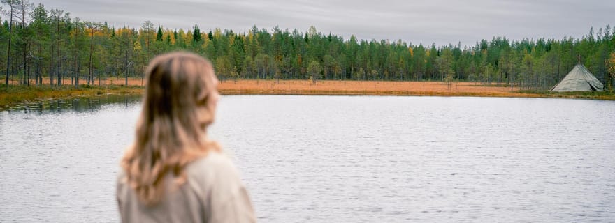 Ranua : parc d'activités estivales Lupland avec sauna et guide