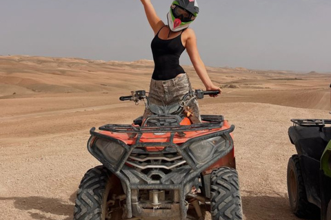 Luxury Agafay: Pool, Quad & Moroccan Lunch Desert Escape Fun lunch