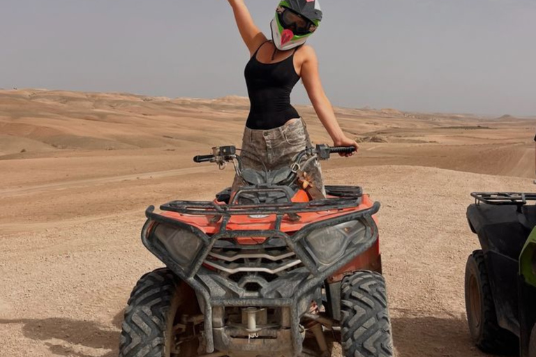 Luxury Agafay: Pool, Quad & Moroccan Lunch Desert Escape Fun lunch