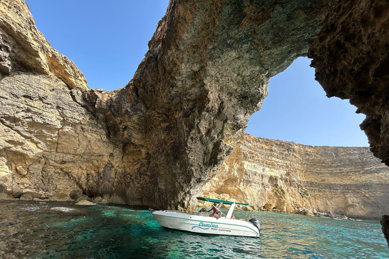 Malta: Private Boat Trip to Comino, Blue Lagoon & Gozo 4 Hours Private Boat Trip