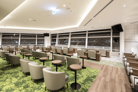 Tokio: salonik na międzynarodowym lotnisku Haneda By DragonPassT2 Krajowy DEP i międzynarodowy DEP: Power Lounge Premium