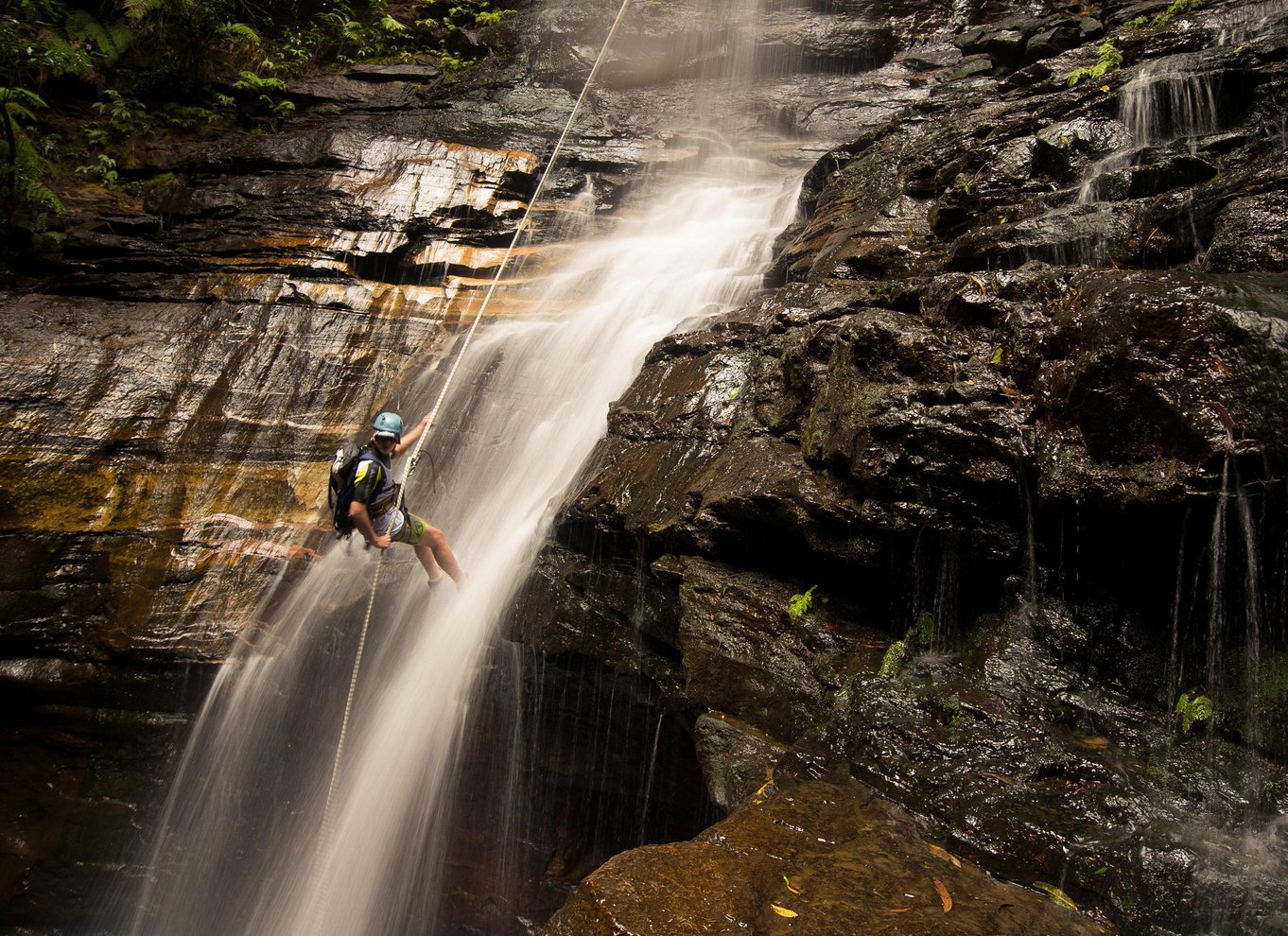 Blue Mountains: Abseiling og canyoning-oplevelse