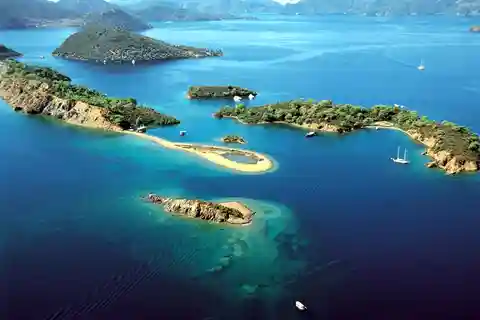 Fethiye: 12 øer bådtur med frokost og hoteltransfer