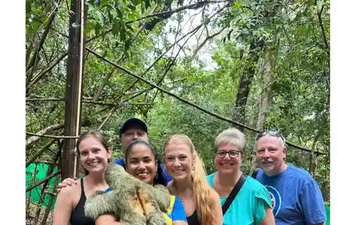 Roatan:Private,Monkey Sloth Chocolate and Rum sample