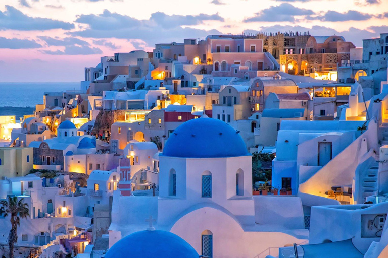 Santorini Complete: Semi-Private Tour, Wine Tasting, and Hotel Pick-Up