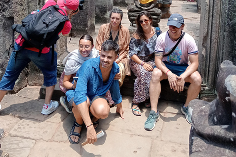 Siem Reap: Tur i liten grupp 1 dagstur på Angkor WatTur i liten grupp på franska