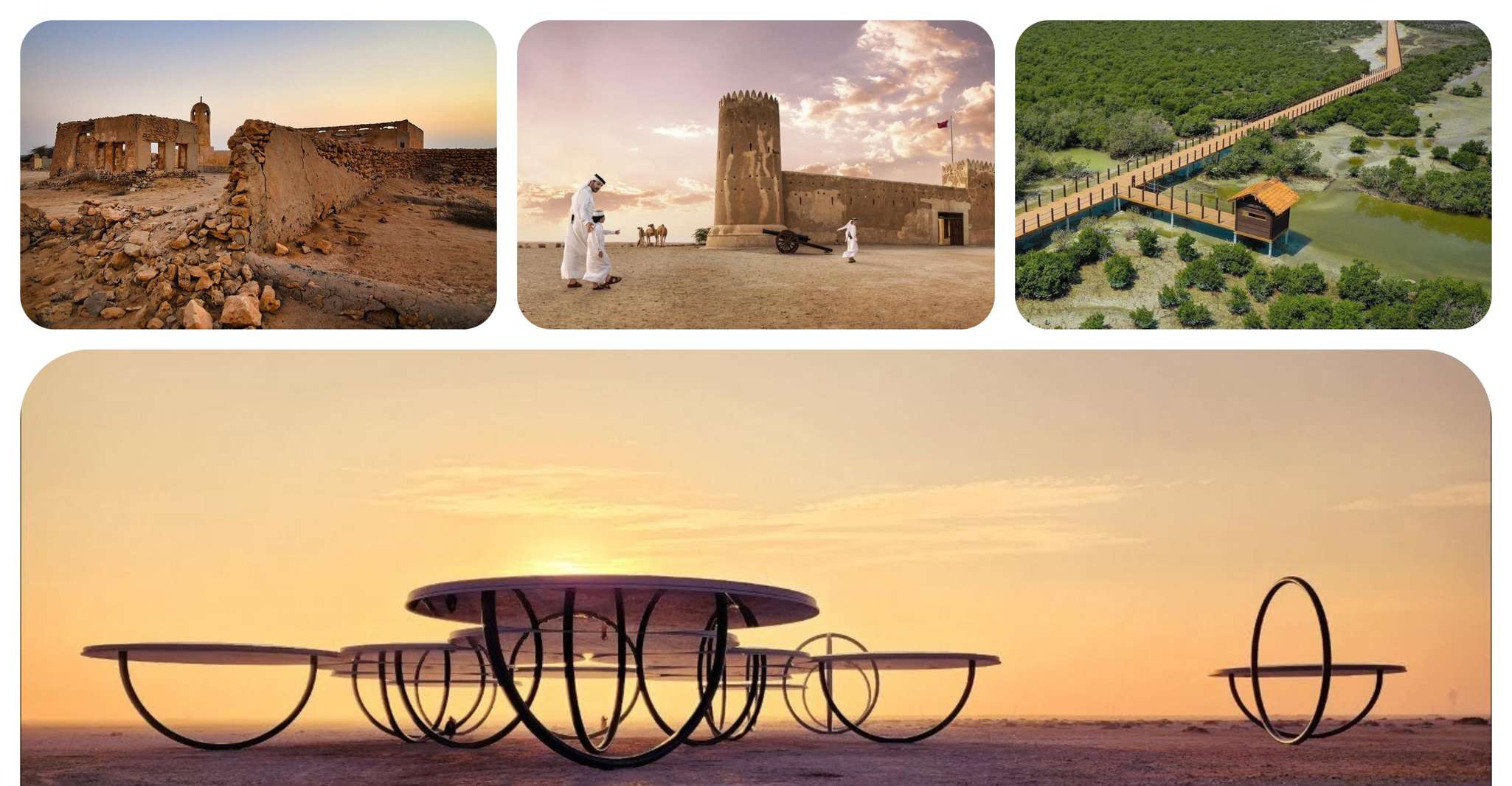 Doha: North Qatar Tour, Mangroves, & Zubara Fort and purple photo 3