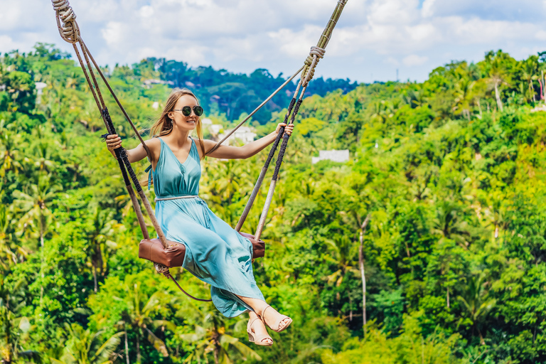 Ubud: tour de las epectaculares cascadasTour de cascadas con arrozal y columpio en la selva