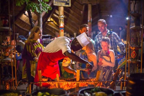 Victoria Falls: Boma Dinner & Drum Show with Transfers
