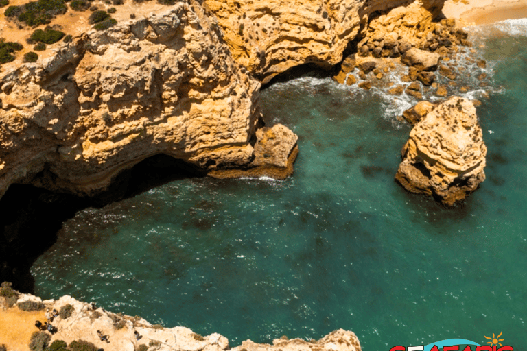 Lagos: Dolphin Watching and Benagil Caves Boat Tour