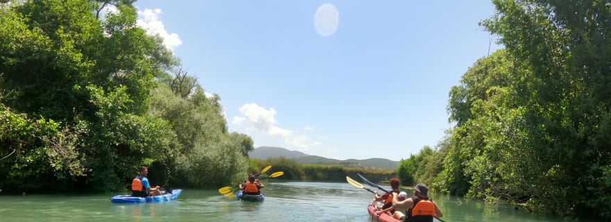 Parga : aventure en kayak sur la rivière Acheron 5,5 km