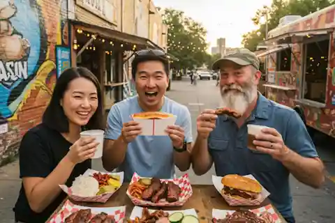 Famoso churrasco do Texas e tour gastronômico em Austin