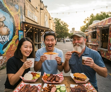 Famous Texas BBQ & Foodtour in Austin