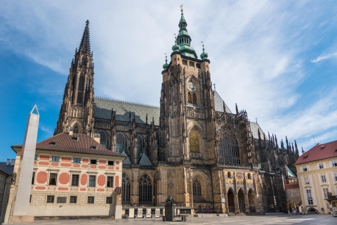 Kasteel Hradcany van Praag, rondleiding Sint-Vituskathedraal met kaartjes3-uur: Hradčany - Paleis, St. Vitus & Gouden Steegje