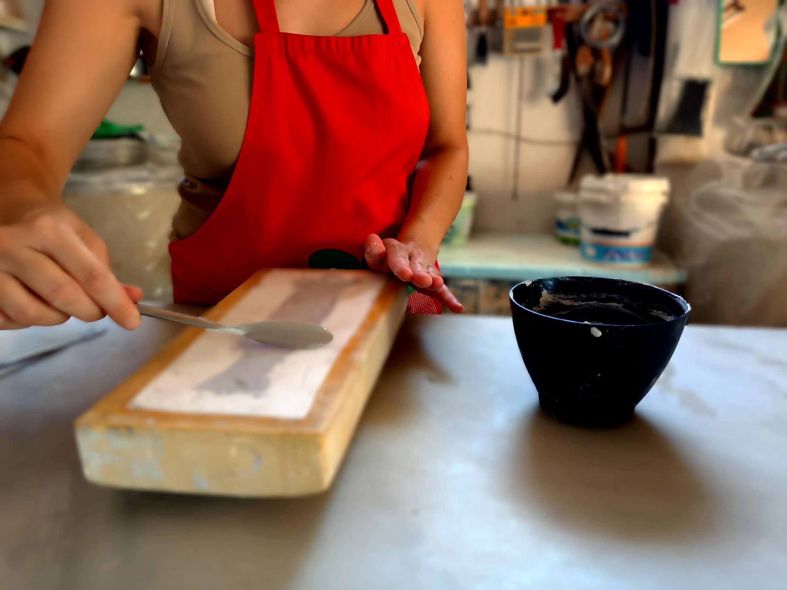 Samos: Gipsabform-Workshop und pythagoreische Geometrie