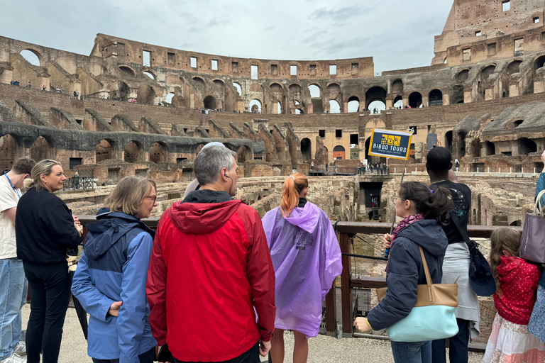 Roma: Coliseu, Arena, Fórum e Monte Palatino para grupos pequenosRoma: Tour pela Arena do Coliseu, Fórum Romano e Monte Palatino