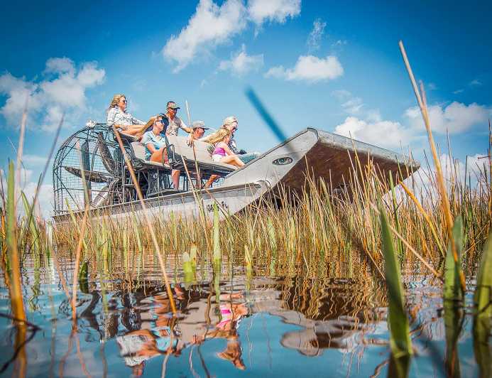 Майами: тур на воздушном судне по национальному парку Эверглейдс и шоу дикой природы