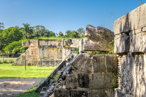From Cancun: Chichen Itza, cenote, Valladolid, and Tequila Excursion with pickup in Cancun and buffet lunch