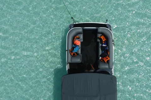 Bacalar: 3-hr Pontoon Boat Tour with Beach Club + Kayaks
