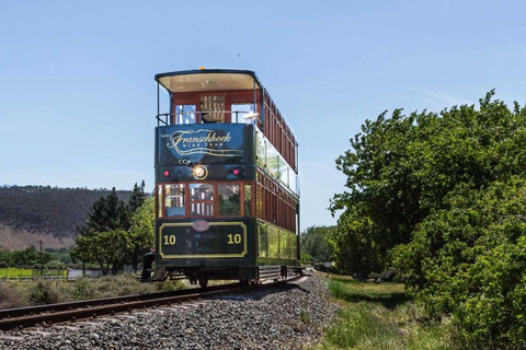 Il tram del vino di Franschhoek e l&#039;esperienza della città di Stellenbosch