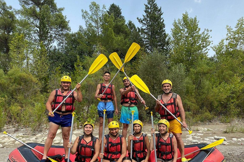 Antalya/Side: Rafting, Buggy, Jeep, and Zipline Adventure Rafting option with a meeting point.