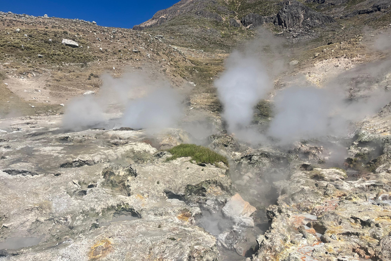 From Arequipa: 2-day Colca tour with geyser visit, ending in Puno
