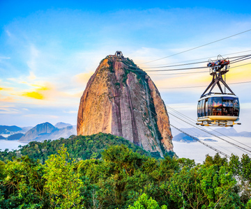 Rio de Janeiro : billet téléphérique du Pain de Sucre