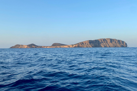 Ibiza: "sunset" tour from the sea in a private boat