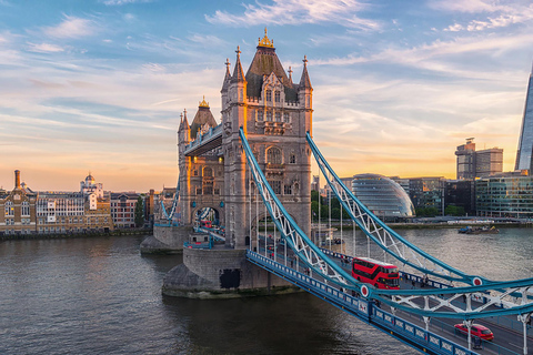 伦敦半日游泰晤士河游船、大笨钟和伦敦塔