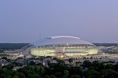 Tour del estadio de los Dallas Cowboys con transporteTour no reembolsable