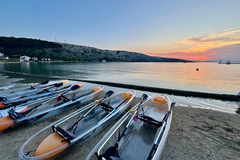 Rab : location de kayaks transparents à LoparRab : Location de kayaks transparents à Lopar