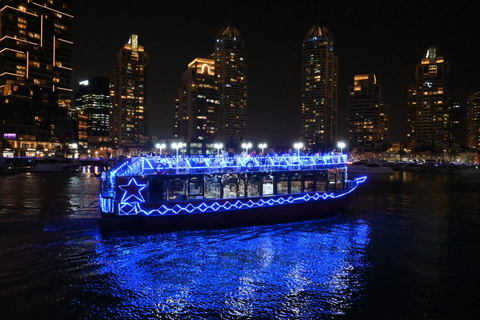 Dubai Best Dhow Cruise Marina Dinner &amp; Tanura ShowDubai: Dhow Cruise Marina Multi Cusine Dinner &amp; Tanura Show