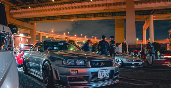 Daikoku und Tokio: Private JDM-Tour im 700-PS-R34-GT-R-V-Spec