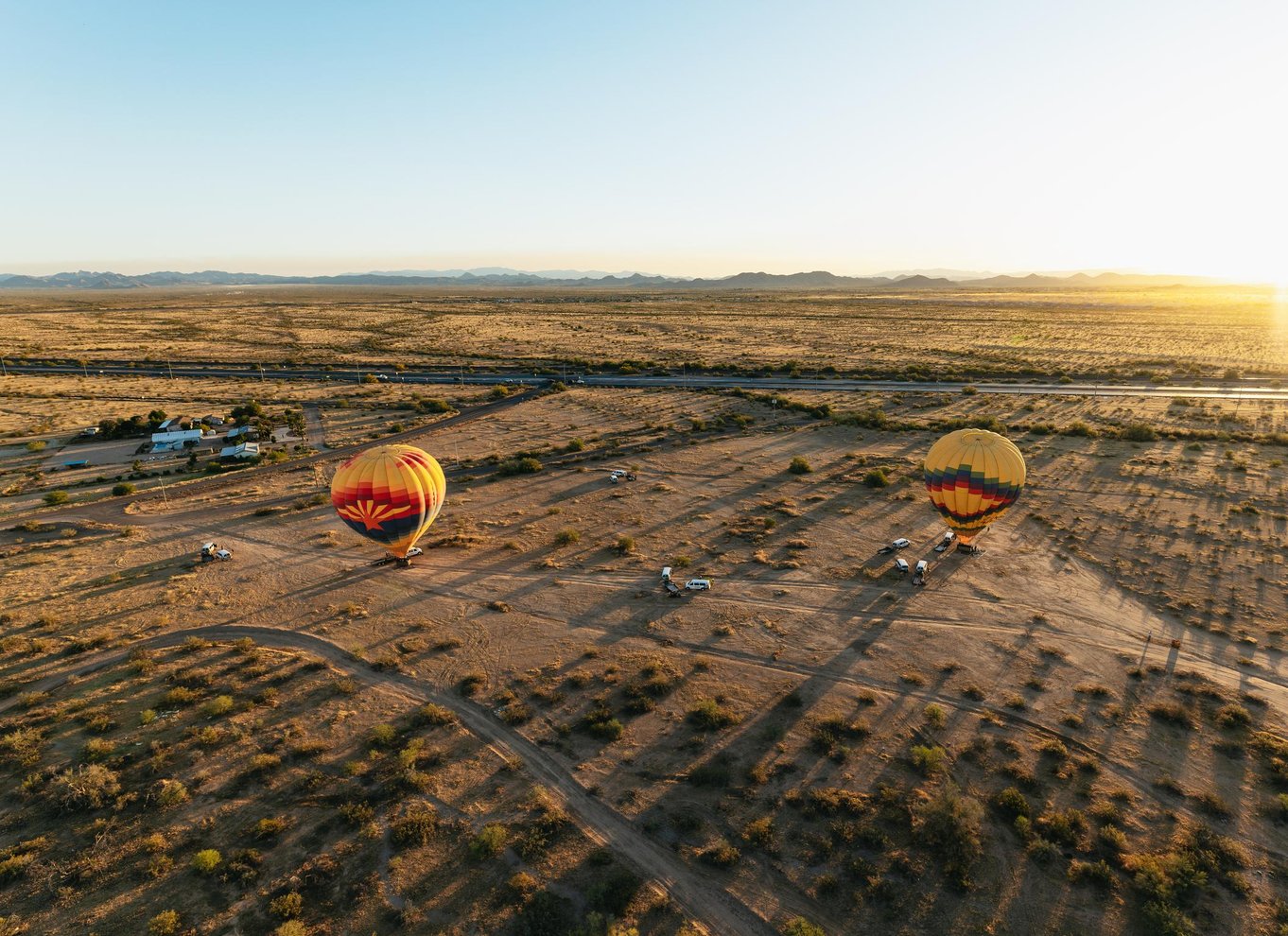 Phoenix: Luftballonflyvning med champagne