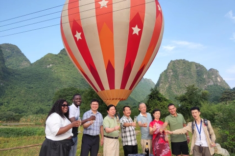 Yangshuo Hot Air Ballooning Sunrise Experience Ticket Departure from Xingping 4:45am