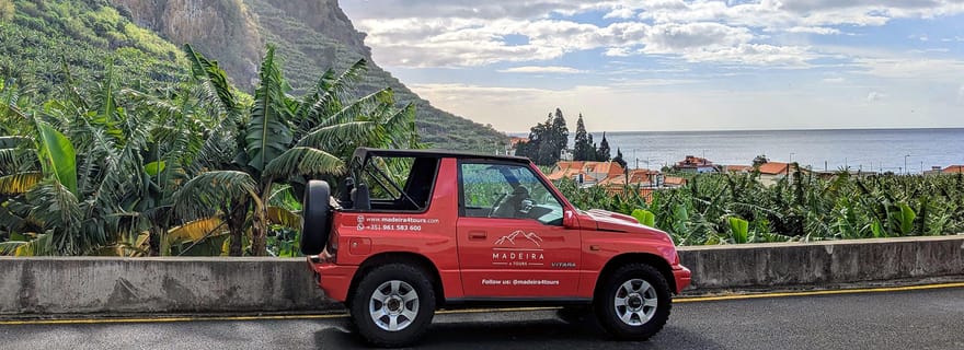 Madère Sud-Ouest Express : visite privée d'une demi-journée en jeep