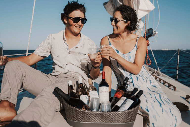 Key West Wind and Wine Sunset Sail aboard classic Schooner