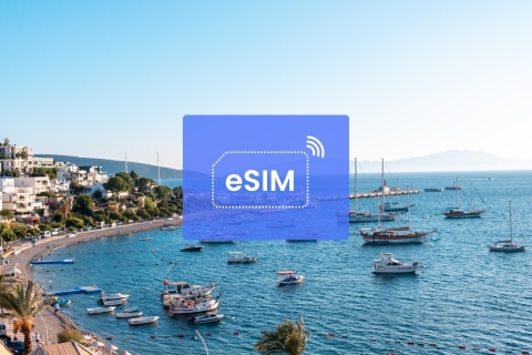 Bodrum: Turcja (Turcja)/Europa eSIM Mobilna transmisja danych w roamingu50 GB/ 30 dni: tylko Turcja (Turkiye).