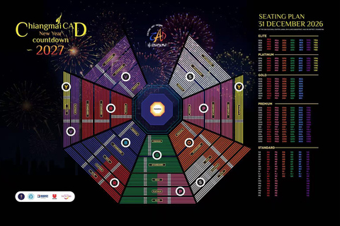 Chiang Mai CAD 2027 New Year Countdown Festival 31st Premium