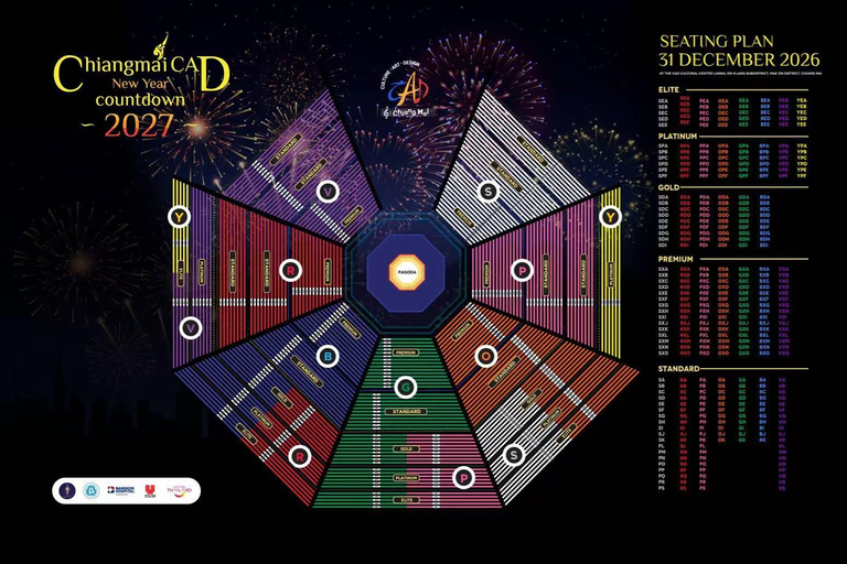 Chiang Mai CAD 2027 New Year Countdown Festival 31st Premium