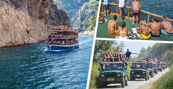 Side: Green Canyon Jeep and Boat Tour with Lunch