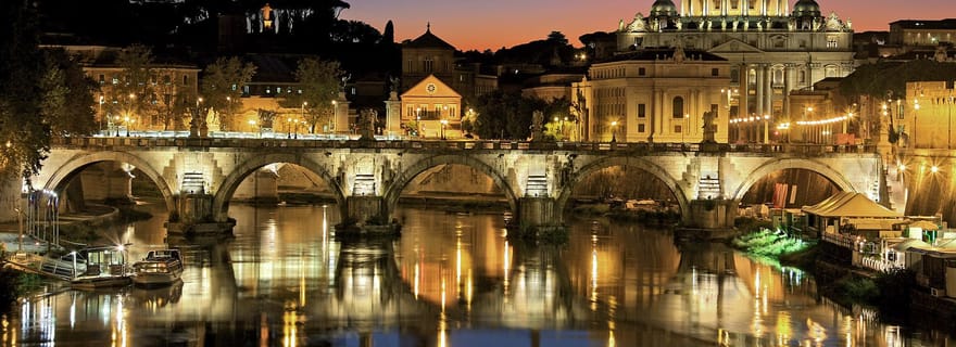 Visite nocturne de Rome en voiturette de golf privée