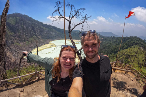 Jakarta: Volcano White Crater &amp; Natural Hot Spring West Java