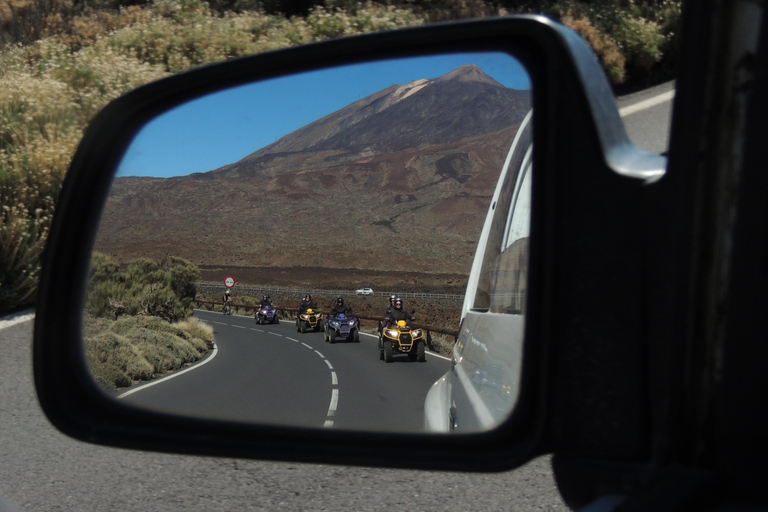 Tenerife: Quad Adventure to Mount Teide with Off-Road two person on 1 quad (double)