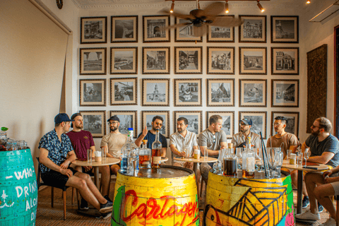 Dégustation de rhum colombien et de chocolat