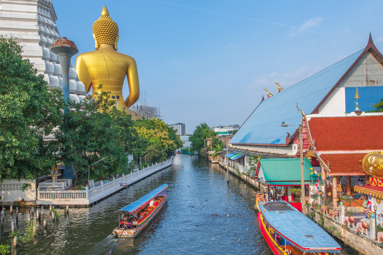Bangkok: 2 hrs Private Longtail Boat Canal Tour & Big Buddha