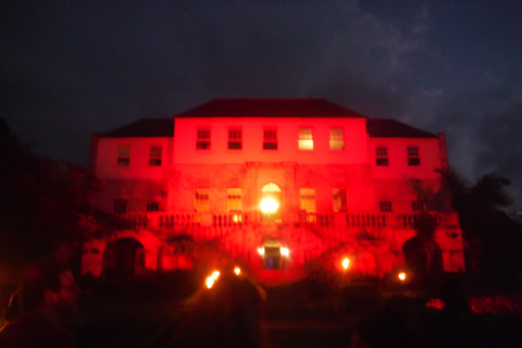 Montego Bay: Rose Hall Night Tour & Glistening Waters Dining Shared transportation from Discovery Bay
