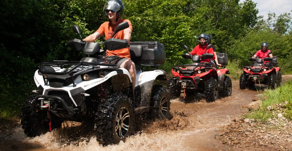 Alanya: Forest Quad-Bike Excursion with Hotel Pickup