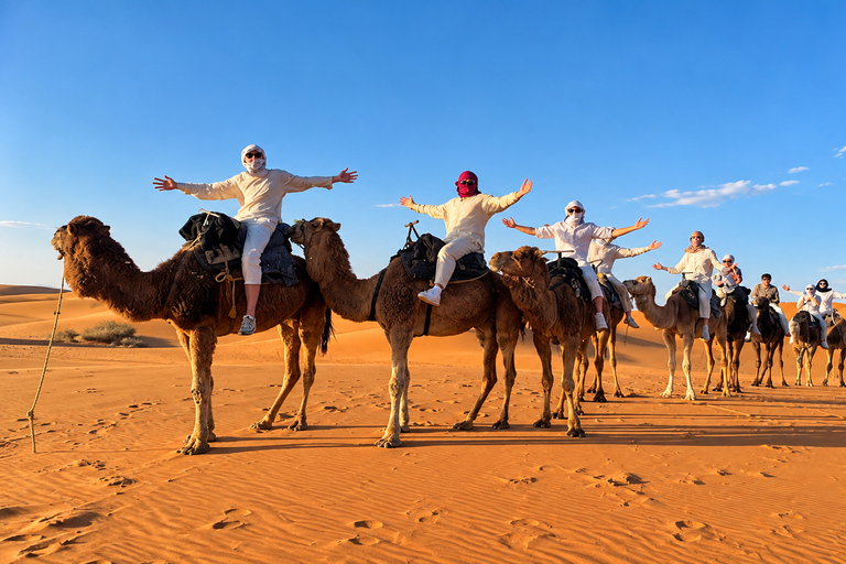 Fes to Marrakech: 4-Day Sahara Desert Tour & Camel Trek Private Sahara: 4-Day Luxury Tour & Guided 4x4 Adventure