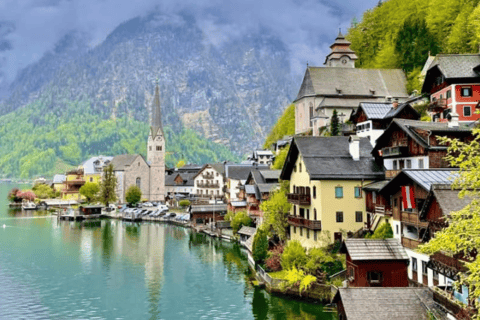 Prague: Transfer to Hallstatt via fabulous Cesky Krumlov